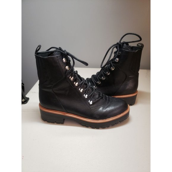 Nine West Ivana Combat Boot Women's Size 7.5 - Picture 3 of 7